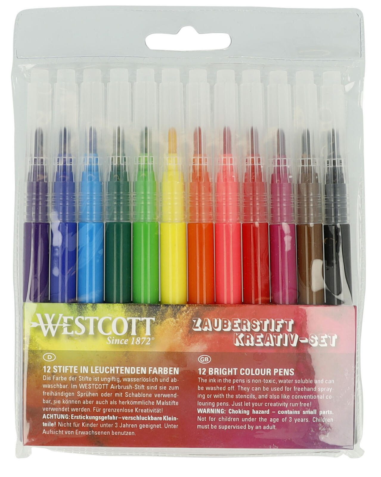WESTCOTT Airbrush-Stifte Mehrfarbig 1.0 - 5.0 mm E-16801 00