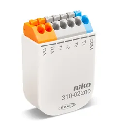 Niko Züblin 310-02200 DALI 2 Tasterschnittstelle mit vier potentialfreien Eingängen 31002200