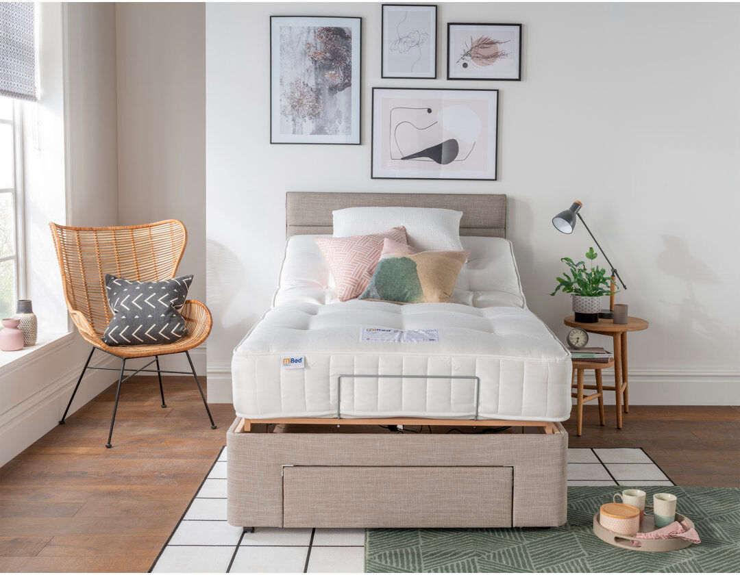 Marlow Home Co. Waldorf Adjustable Bed with Remote Single (3')