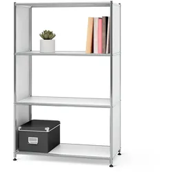 Tchibo - Regal Metall »Cn3« mit 3 Fächern - 77x40x120,5cm - chrom -