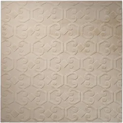 TEPPICH Beige 160/160 cm Gannett