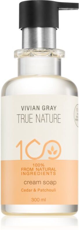 Vivian Gray True Nature Cedar & Patchouli nourishing cream soap 300 ml
