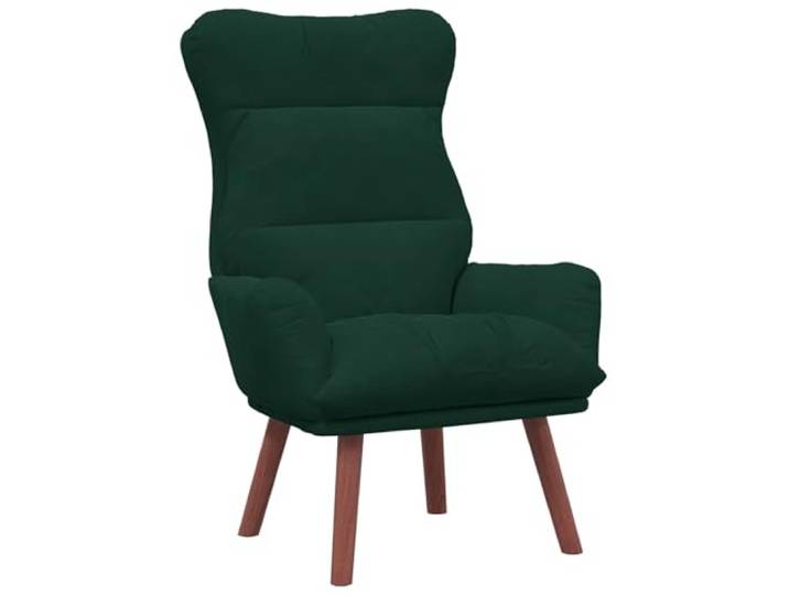 Tmriohed Relaxsessel Dunkelgrün Samt 69x74x93cm Polstersessel Gemütlicher Polstersessel aus Samt mit Kautschukbaum-Beinen. Perfekt zum Entspannen im Wohnzimmer Schlafzimmer oder Büro.