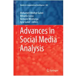 Advances in Social Media Analysis, Fachbücher