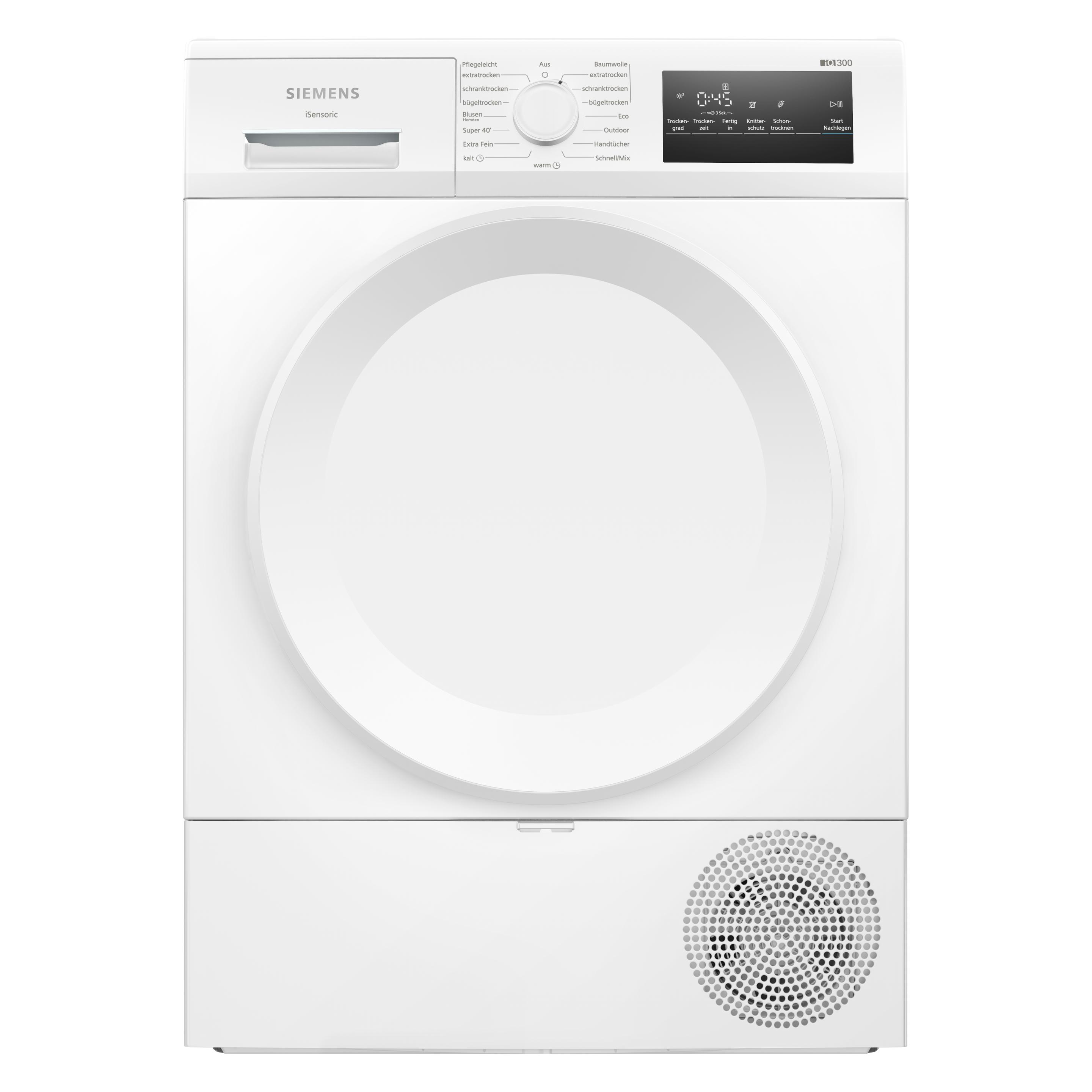 Siemens iQ300, Wärmepumpen-Trockner, 8 kg, WT43HV04 (8 kg, Rechts) (WT43HV04)