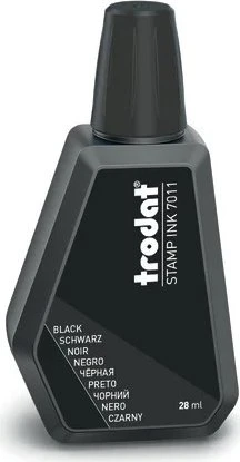trodat Stempelfarbe schwarz 28ML 7011/SB