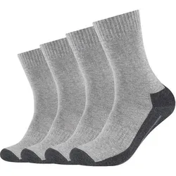 CAMANO Herren Socken Online pro tex function Socks 4p, Größe 39-42 in Grau Grau