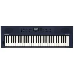 Roland Keyboard GO:Keys3 Midnight Blue mit Keyboardständer (61 Tasten), Keyboard, Blau