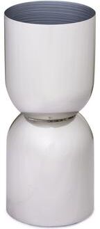 BIDK Home Iron Silver Vase