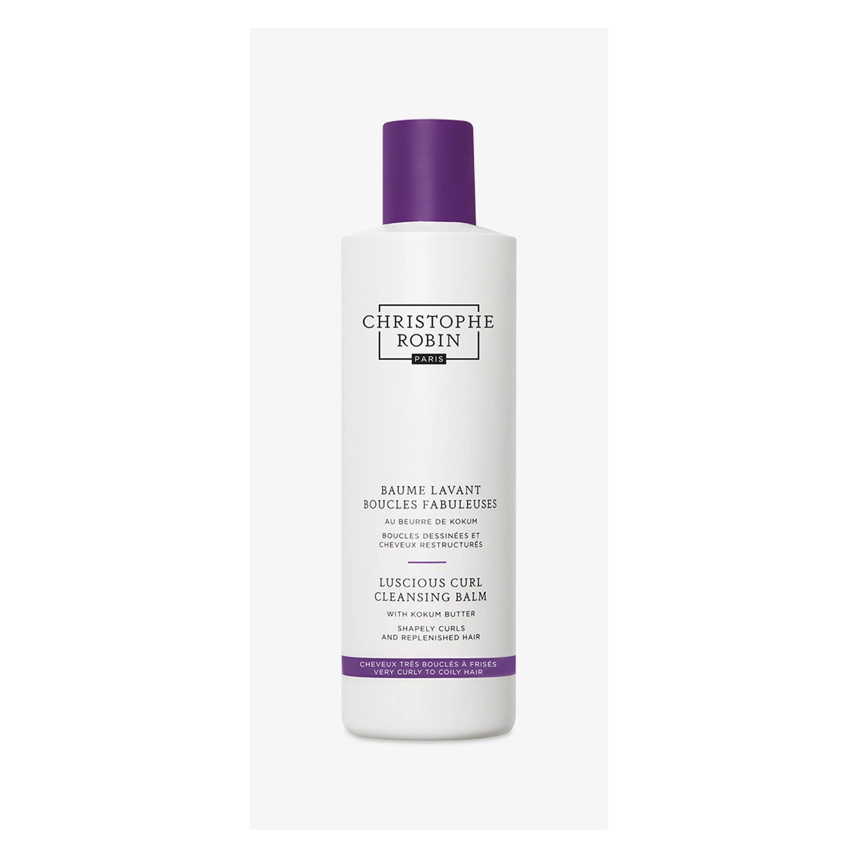 Christophe Robin Luscious Curl Cleaning Balm with Kokum Butter (Flüssiges Shampoo, Läuse Shampoo, 250 ml) (5056379589726)