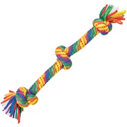 Trixie Zabawka sznur, dla psa, wielokolorowy, 45 cm, Hundespielzeug