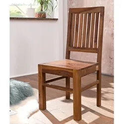 Stuhl Sheesham 45x45x100 noble unique lackiert SYDNEY #132