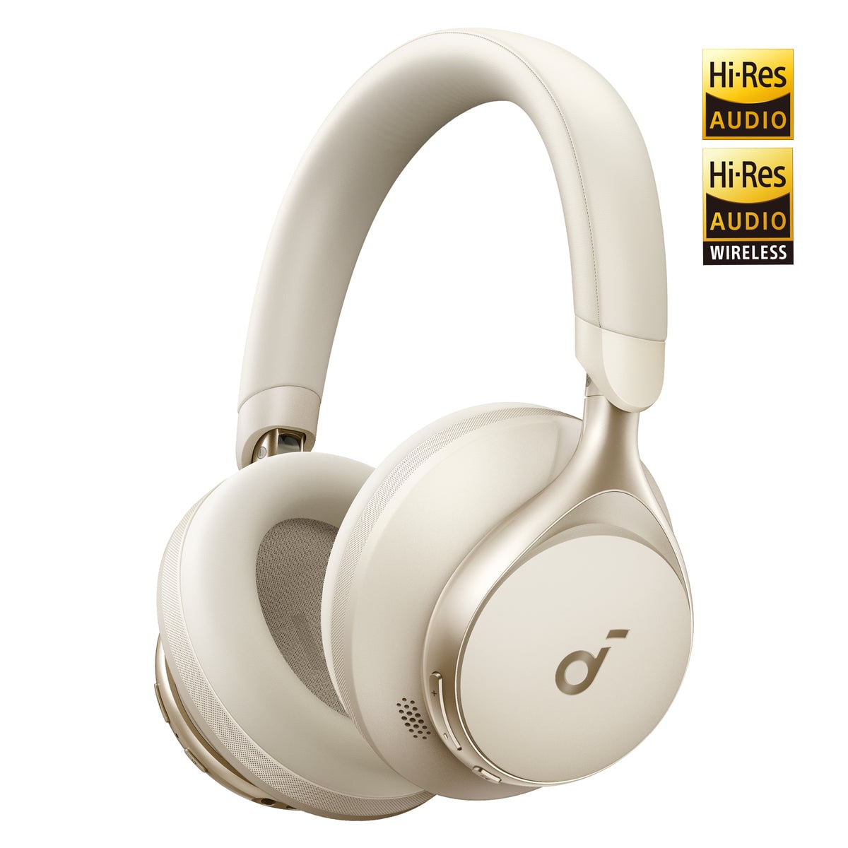 soundcore Space One True-Wireless Over-Ear Bluetooth-Kopfhörer weiß A3035G21