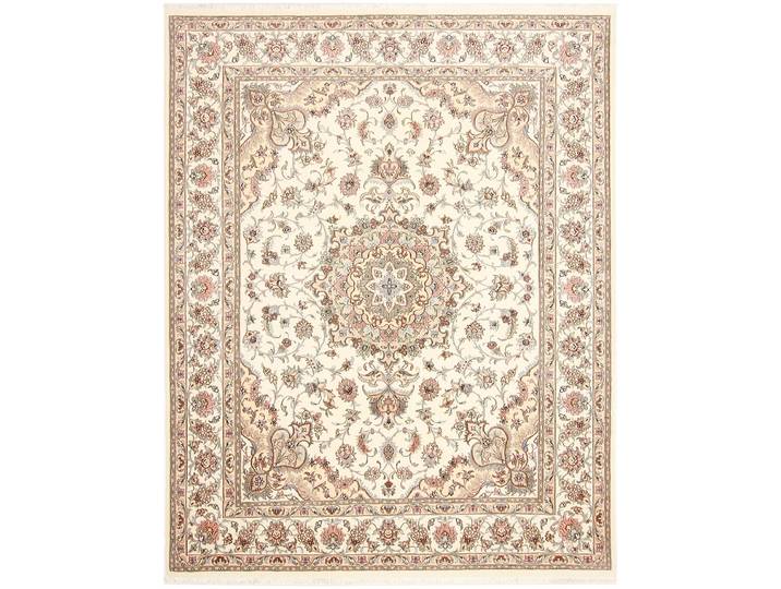 Täbriz 50Raj Designer Teppich 199x256 Handgeknüpft Orientteppich Perserteppich Wolle mit Seide