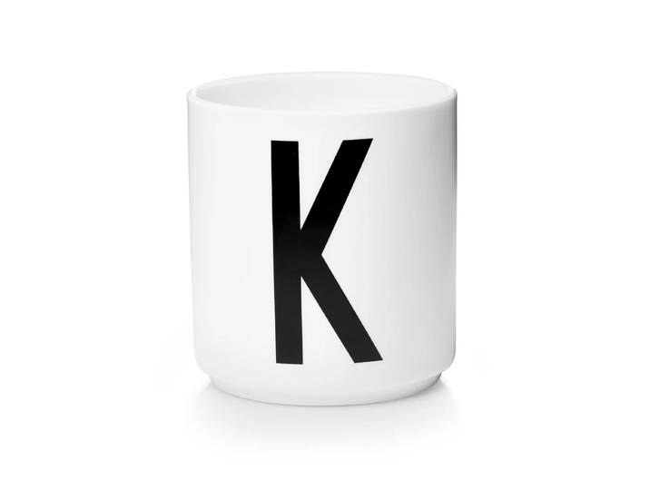 Design Letters - AJ Porzellan Becher K, weiss