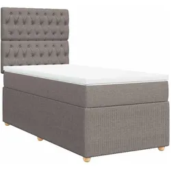 vidaXL, Boxspringbett, Mackenzie (Knopfheftung Design) (90 x 200 cm)