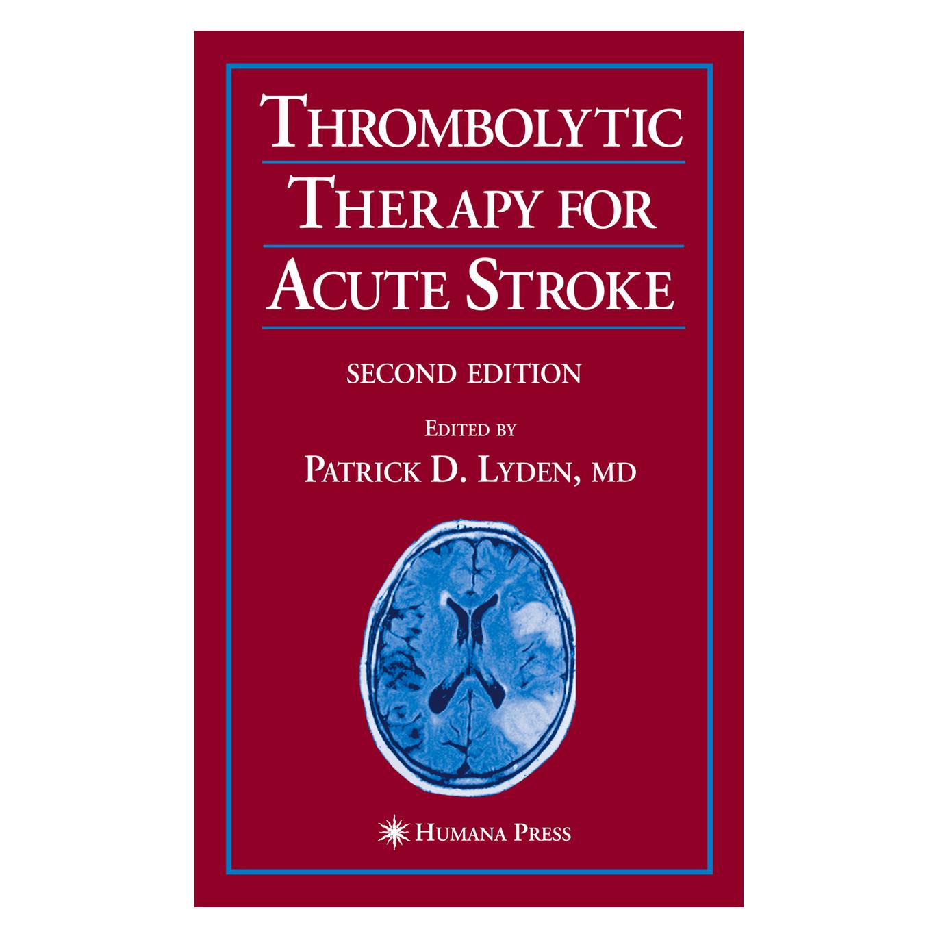 Springer Thrombolytic Therapy for Acute Stroke (Englisch, Softcover, Patrick D. Lyden) (55380913)