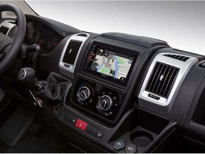 ALPINE INE-W611DU Navi mit 6,5-Zoll Touchscreen Ducato III Jumper II Boxer II Autoradio (Freisprecheinrichtung)