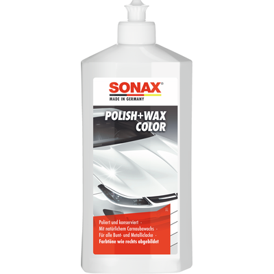 SONAX Lackpolitur Polish+Wax Color weiß [500 ml] 02960000