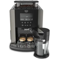 Krups Arabica Latte Quattro Force, Kaffeevollautomat, Schwarz