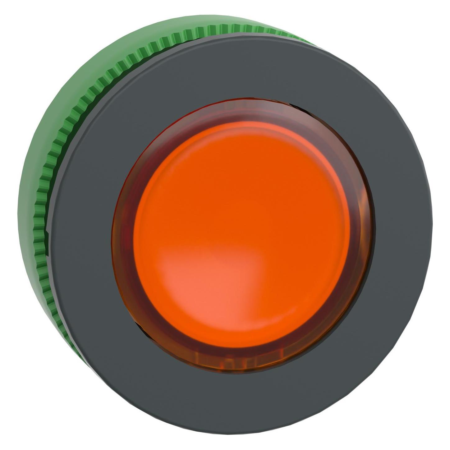 Schneider Electric Flush Orange Ill Pushbutton Head (ZB5FW353)