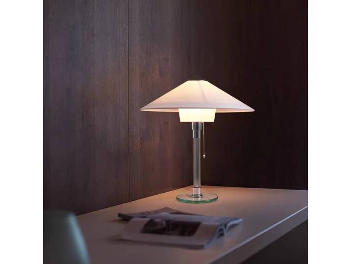 Avely Kevin-Lampe de table en verre nordique, lumière LED de personnalité, conception simple, lampe en tissu pour la lecture, salle d'étude, chambre à coucher, lampe de chevet