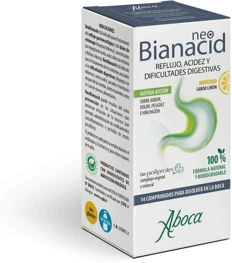 Aboca Neobianacid Sabor Limón 14 comp