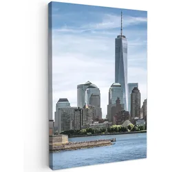 LEINWANDBILD New York - Freiheitsstatue - Wasser Wanddeko 40x60 cm