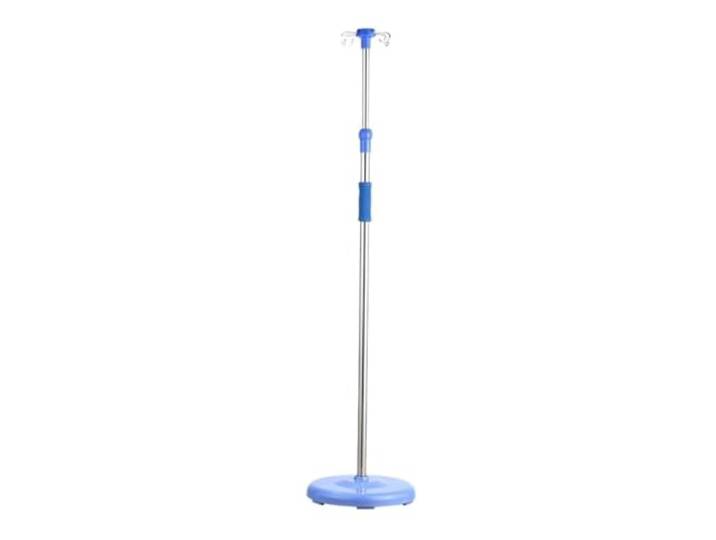 Höhenverstellbarer Infusionsständer mit Infusionsständer infusionsständer Mit 4 Haken, runder, gewichteter Basis, tragbarer medizinischer Infusionsständer