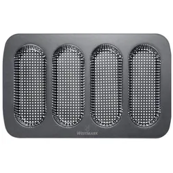 Westmark 4er Baguette Backform Mini, 35.6x21.5cm, Backform, Grau