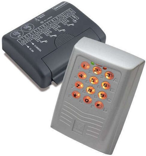 Cardin Kit Tastiera In Alluminio Retroilluminata Dks1000 + Interfaccia Decoder 4ch Automazione Cancello