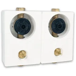Montageblock Messing für Unterputzinstallation - als mono und duoblock verwendbar