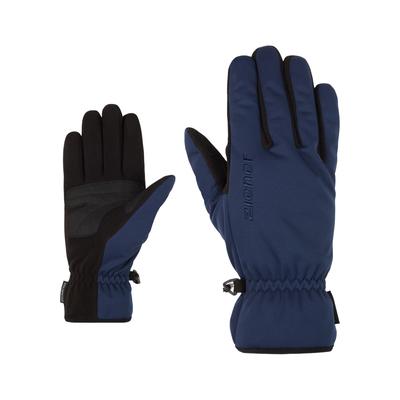 Multisporthandschuhe ZIENER "IMPORT-Z glove man", Herren, Gr. 7, blau (schwarz navy), Polyester, Handschuhe