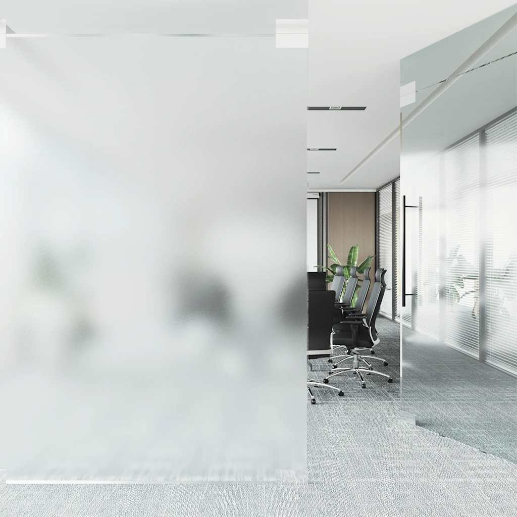 vidaXL Films pour fenêtre dépoli gris PVC