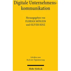 Digitale Unternehmenskommunikation, Fachbücher von Oliver Hinz, Florian Möslein