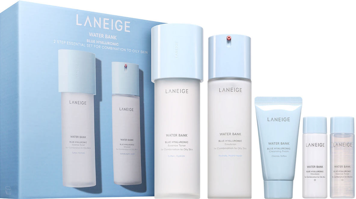 LANEIGE Water Bank Blue Hyaluronic (Combination To Oily Skin) Gift Set