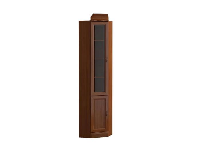 JVmoebel Eckvitrine Eckvitrine aus Holz und Glas mit elegantem Design für Sammlerstücke (1-St., Eckvitrine) Made in Europa
