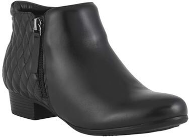 Trotters Major - Womens 7 Black Boot Medium