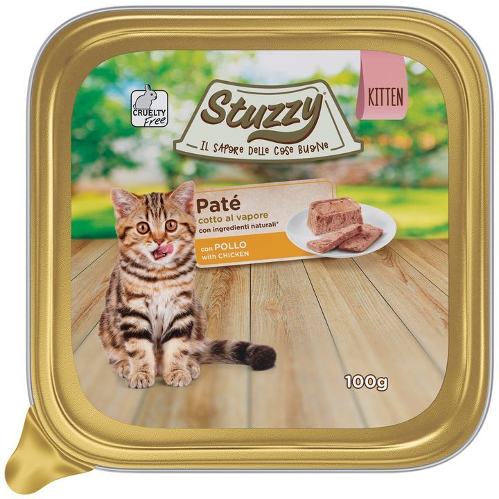 Stuzzy Kitten Vaschetta Multipack 32x100G POLLO