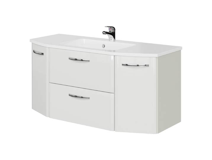 Meuble vasque Quickset 326 Céramique 112 x 70 x 49cm Blanc