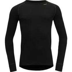 DEVOLD Herren Unterhemd EXPEDITION MAN SHIRT, Größe XL in Schwarz Schwarz