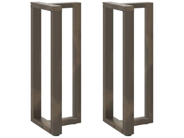 hliofuir Bartischbeine T-Form 2er Set Metall Stehtisch Kufen 40x35x100cm Stabile Tischkufen aus pulverbeschichtetem Stahl für Stehtische in Küche und Esszimmer, inklusive Montagematerial.