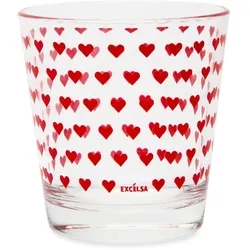 Excelsa Set mit 6 Wassergläsern Enjoy Glas 25 cl Rot