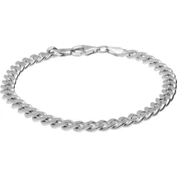 925er Silber Panzerarmband rhodiniert