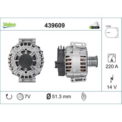 VALEO Generator NEW ORIGINAL PART 439609 für Mercedes