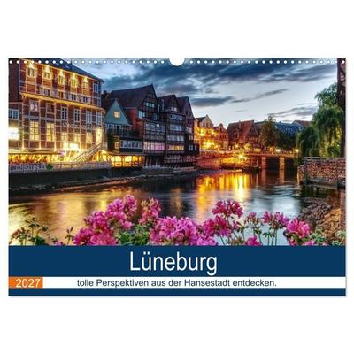 Lüneburg (Wandkalender 2027 DIN A3 quer), CALVENDO Monatskalender