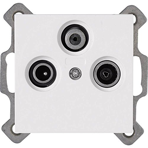 Kopp Antenneaansluiting 3-voudig TV/RF/SAT Athenis wit