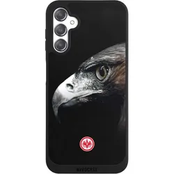 Nivocase Handyhülle für Samsung Galaxy A14 5G Hülle NIVOpure Case Schwarz Europameisterschaft Eintracht (Samsung Galaxy A14 5G), Smartphone Hülle, Schwarz
