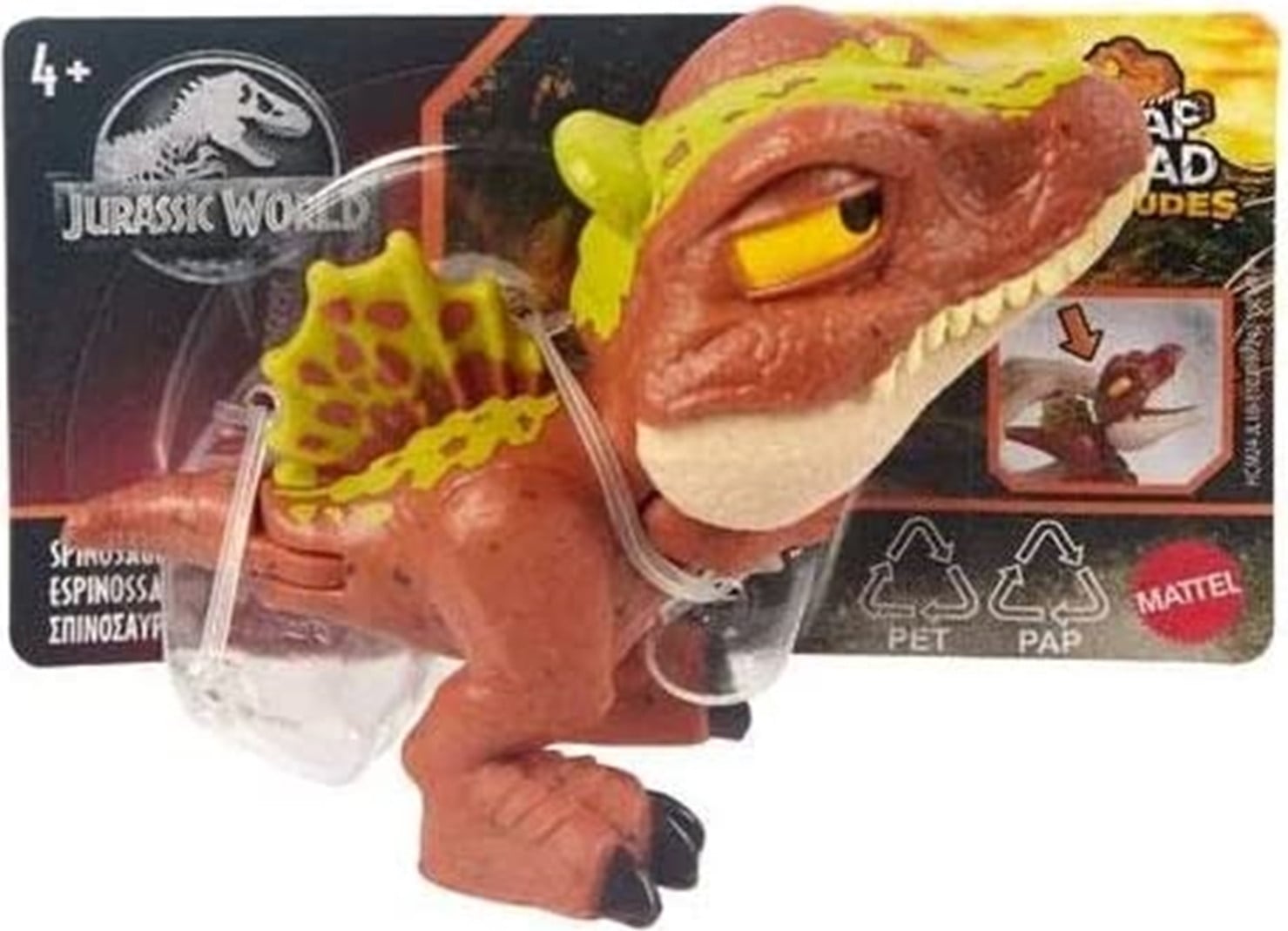 Mattel Jurassic World Snapp-Dino Attitudes Spinosaurus HBC64 HCM24