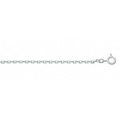 Kette ohne Anhänger ADELIA´S "Ankerkette Halskette 925 Silber" Gr. 38, silber, Halsketten, Damen, 38, Silber 925 (Sterlingsilber), Silberkette